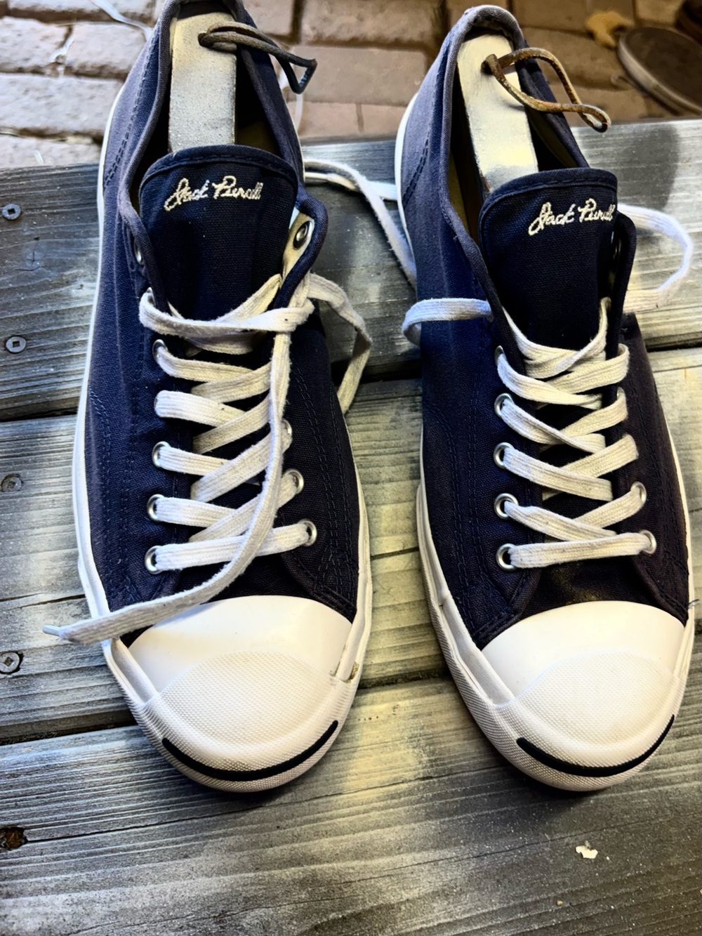 Jack Purcell navy blue sneakers #jackpurcell #converse size 13